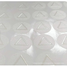 Custom Blind Embossing Triangle Sticker Braille Labels